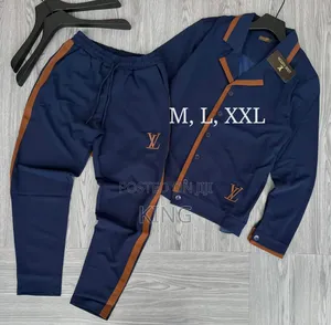 Louise Vuitton Two-Piece Tracksuit Set for Men