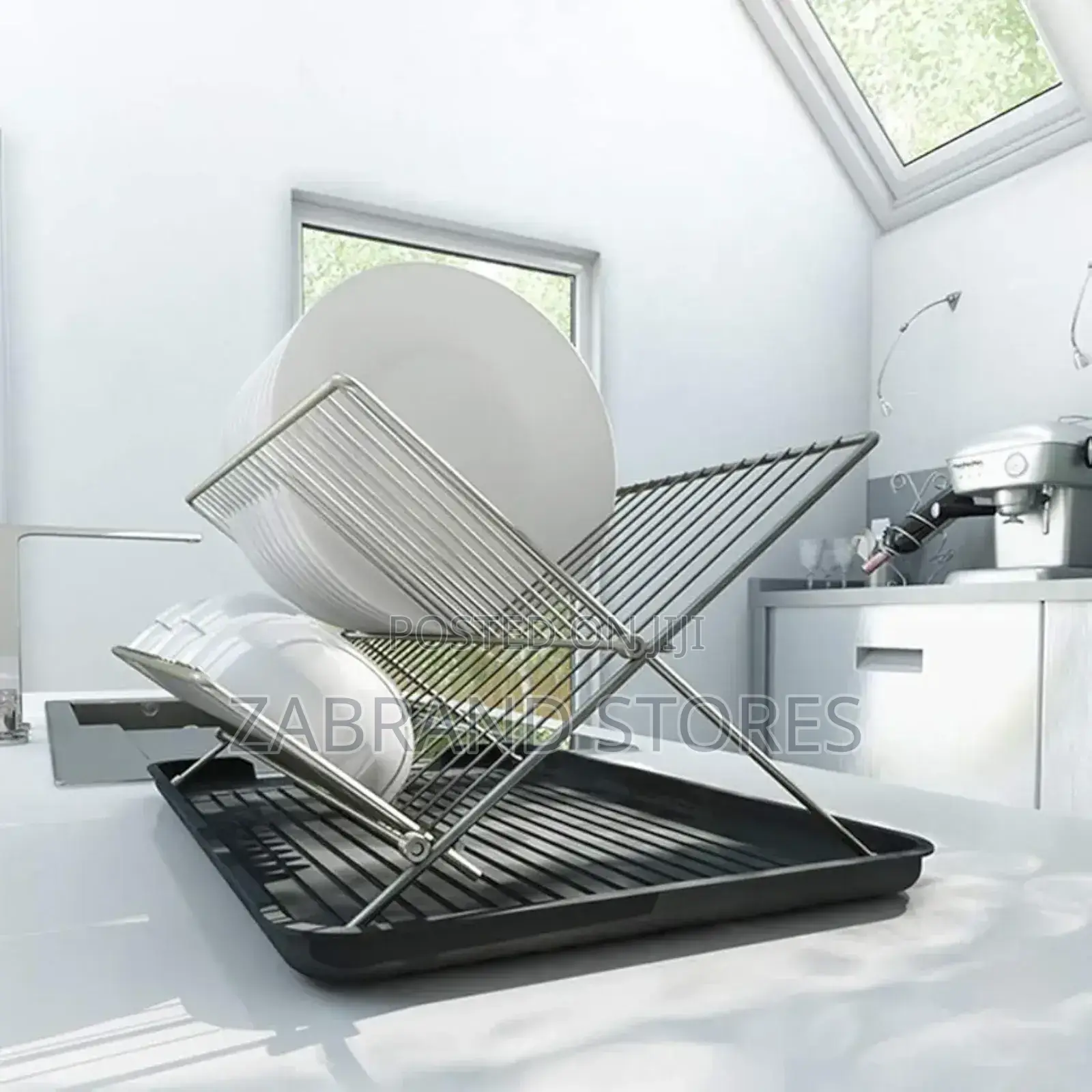 2-Tier Dry Rack/ Foldable Utensils Rack