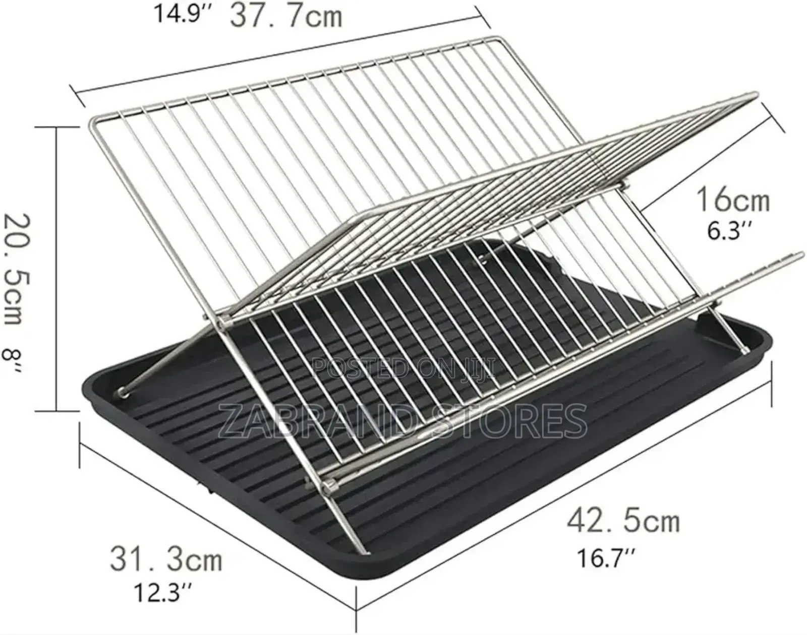 2-Tier Dry Rack/ Foldable Utensils Rack