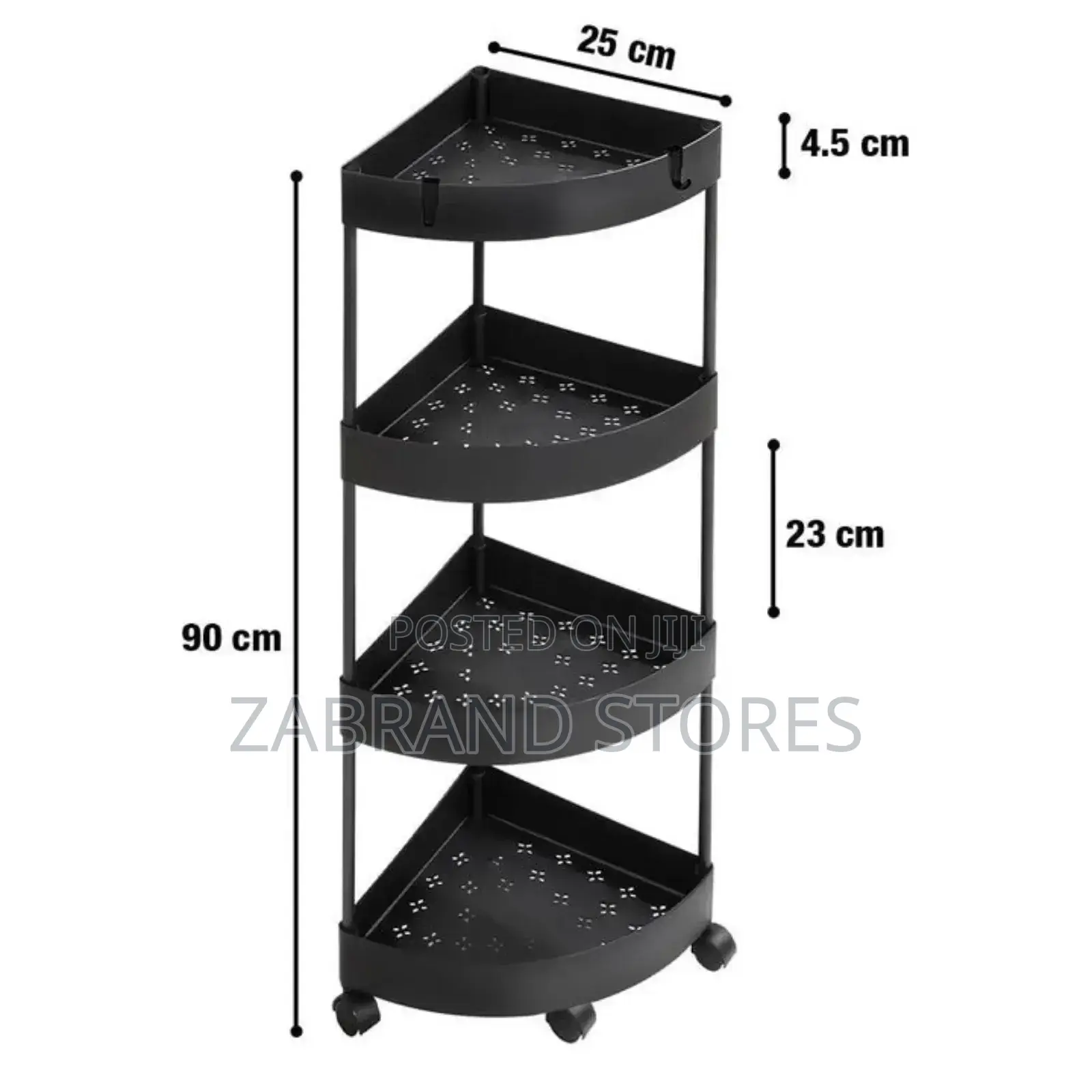 Multi-Purpose Plastic Corner Rack/ Movable Rack