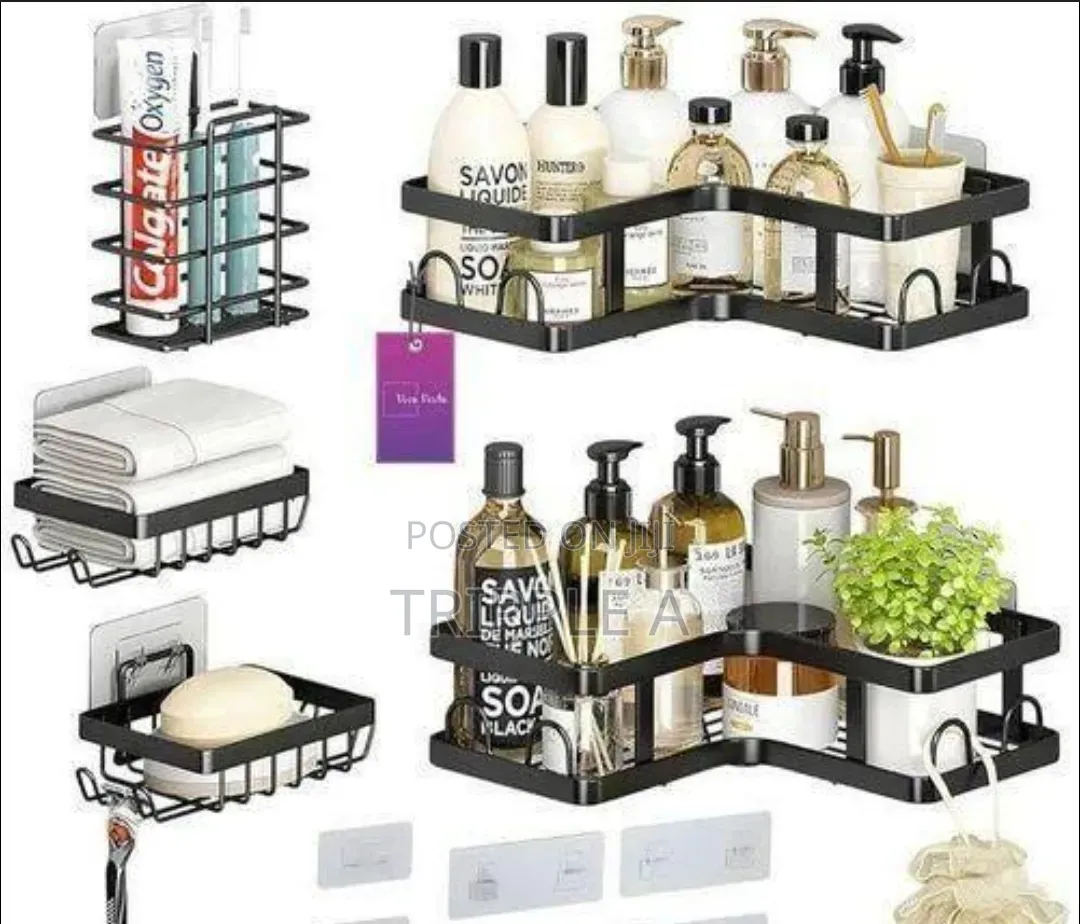 5 Sets Cosmestics Lotion Bathroom Storage Rack