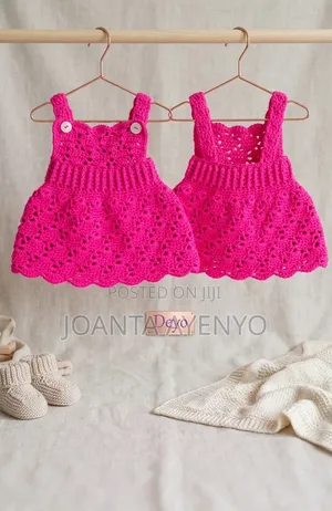 Crocheted Baby Dress (Handmade)