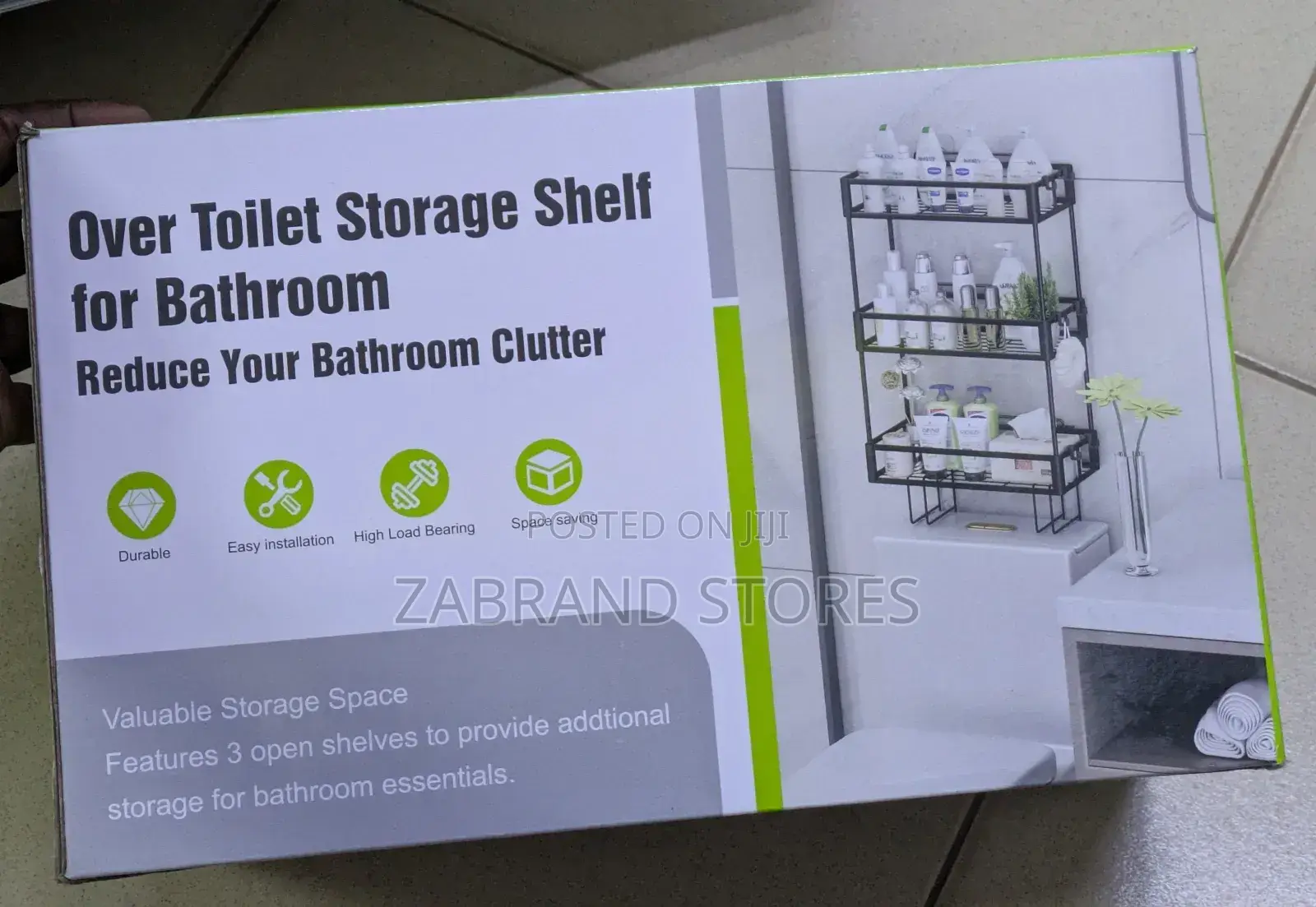 3-Tier Over Toilet Storage Shelf Bathroom Rack