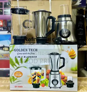 Golden Tech 3-in-1 Blender, Model Gt-555.