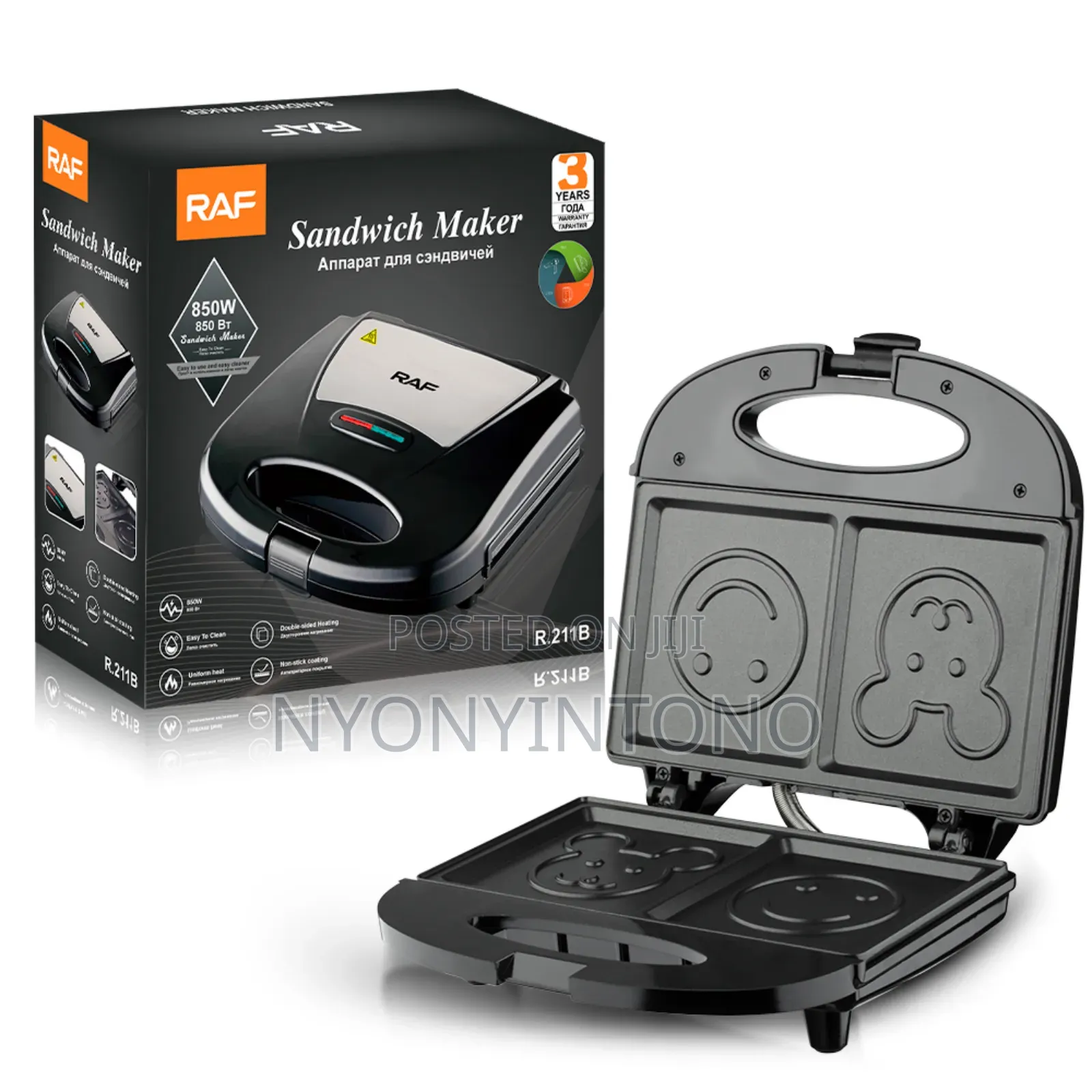 Raf Electric Smily Sandwich Maker R 251