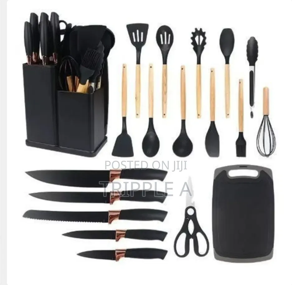 Original 19pcs Kitchen Utensils and Knife Set
