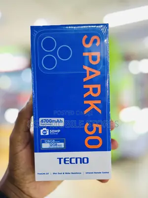 New Tecno Spark 50 128 GB Black