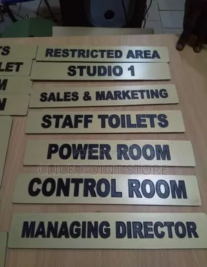 Labellings 01 / All Door Labels for Rooms