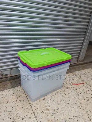 Green Stackable Plastic Storage Boxes Plastic Storage Boxes