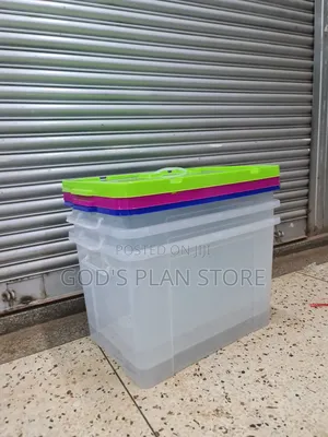 Green Stackable Plastic Storage Boxes Plastic Storage Boxes
