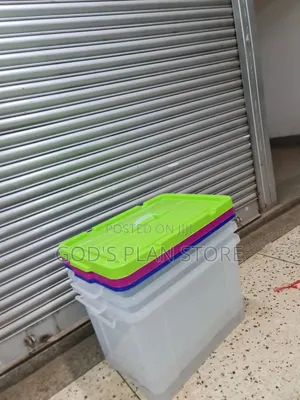 Green Stackable Plastic Storage Boxes Plastic Storage Boxes