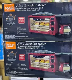 Raf 3 in 1 Breakfast Maker, Model R.5308r.
