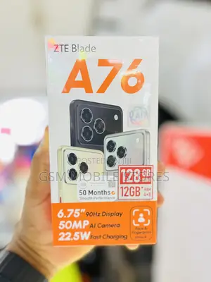 New ZTE Blade A76 5G 128 GB Black