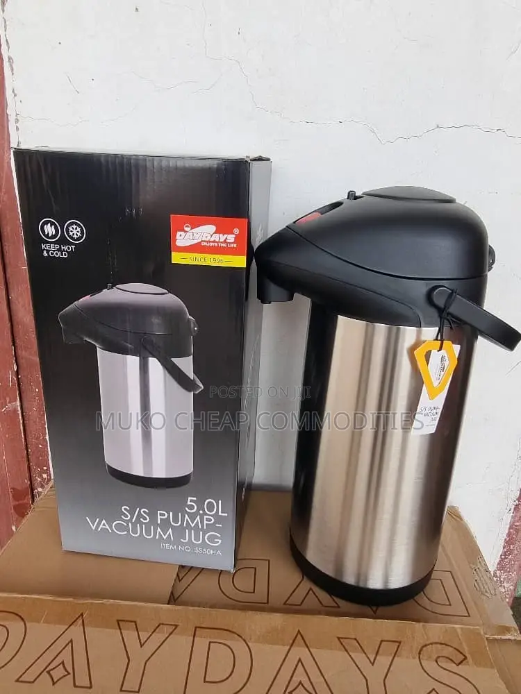 S/S Pump Vacuum Jug