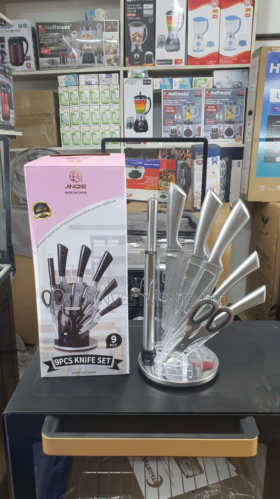 9pieace Stainless Steel Knife Set