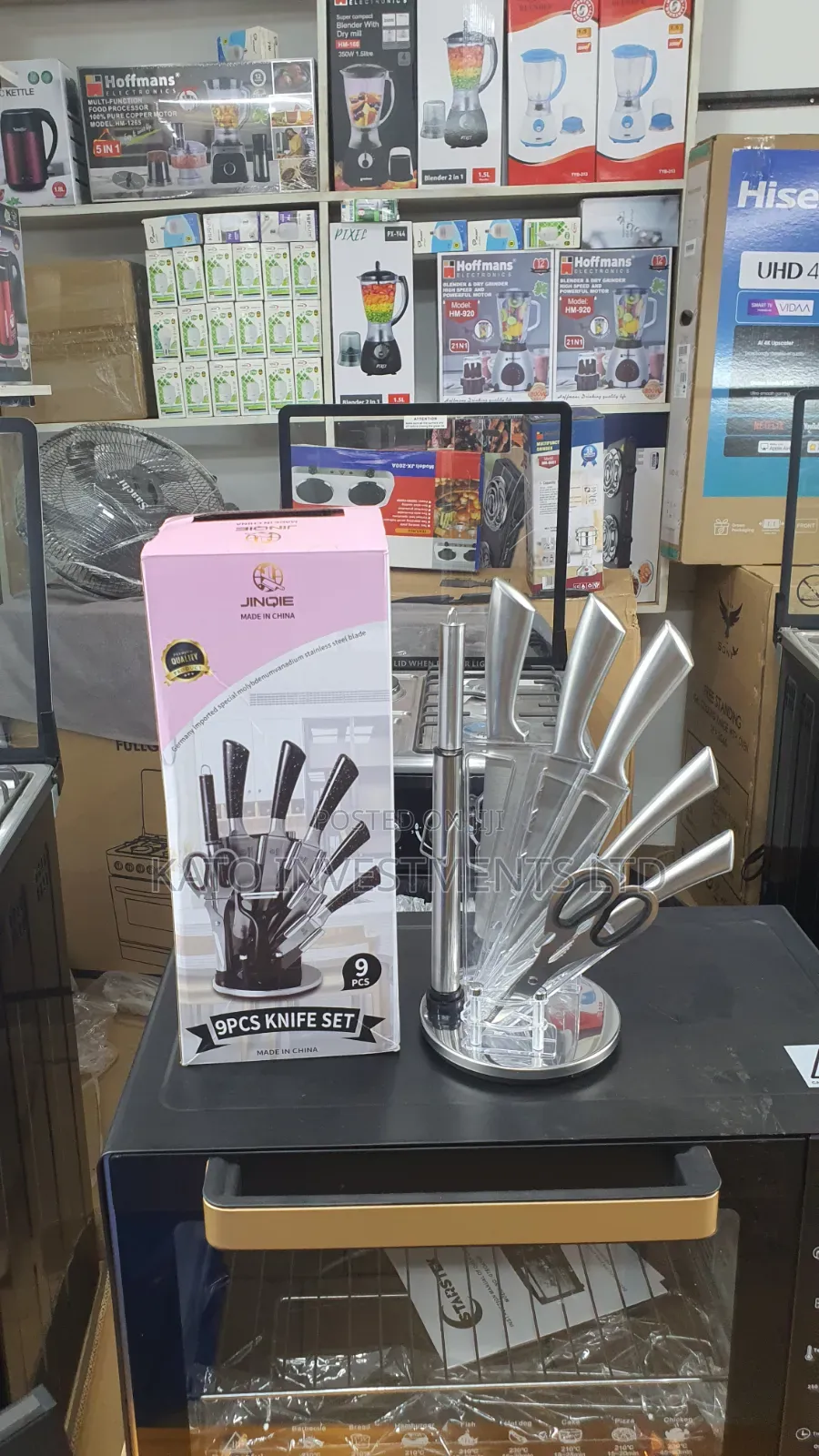 9pieace Stainless Steel Knife Set