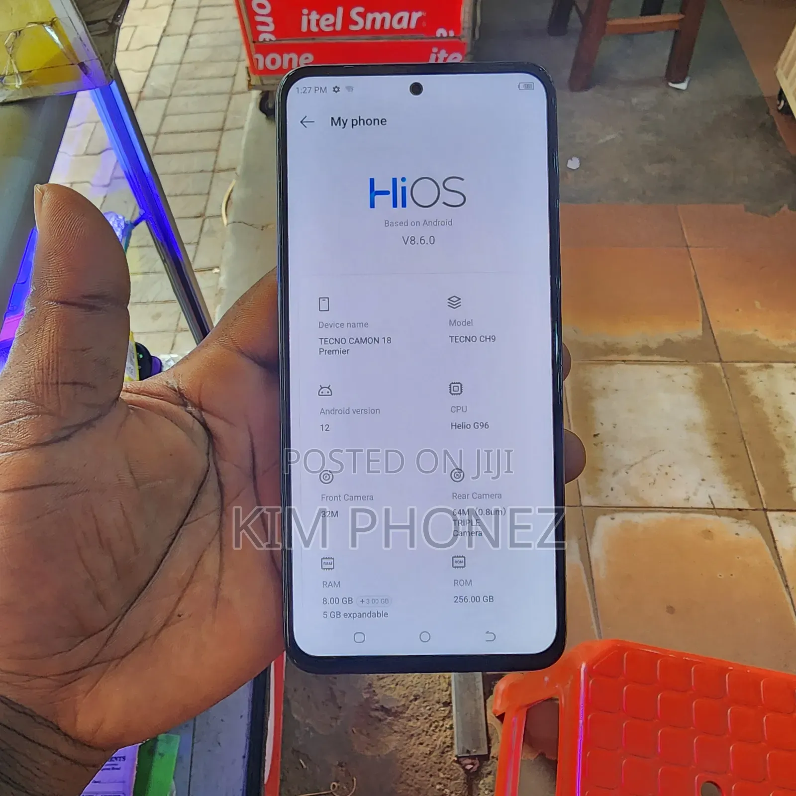 Tecno Camon 18 Premier 256 GB Gray