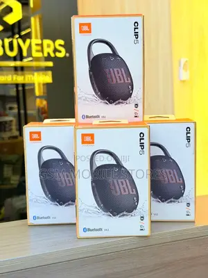 JBL Clip5, Ultra-Portable, Waterproof Bluetooth Speaker, Big Pro Sound