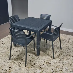 Garden Furniture of Plastic Table and Chair Plastic Table and Chair