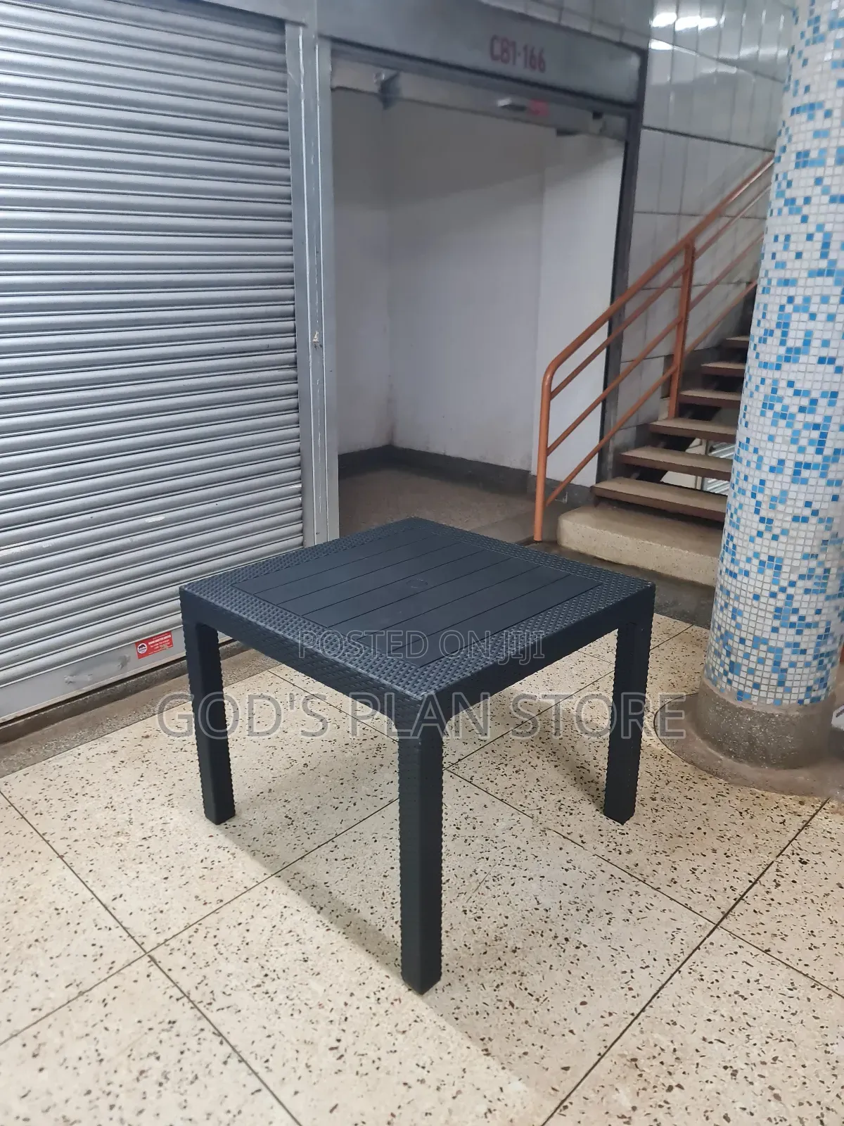 Combinable Rattan Garden Plastic Table Plastic Table