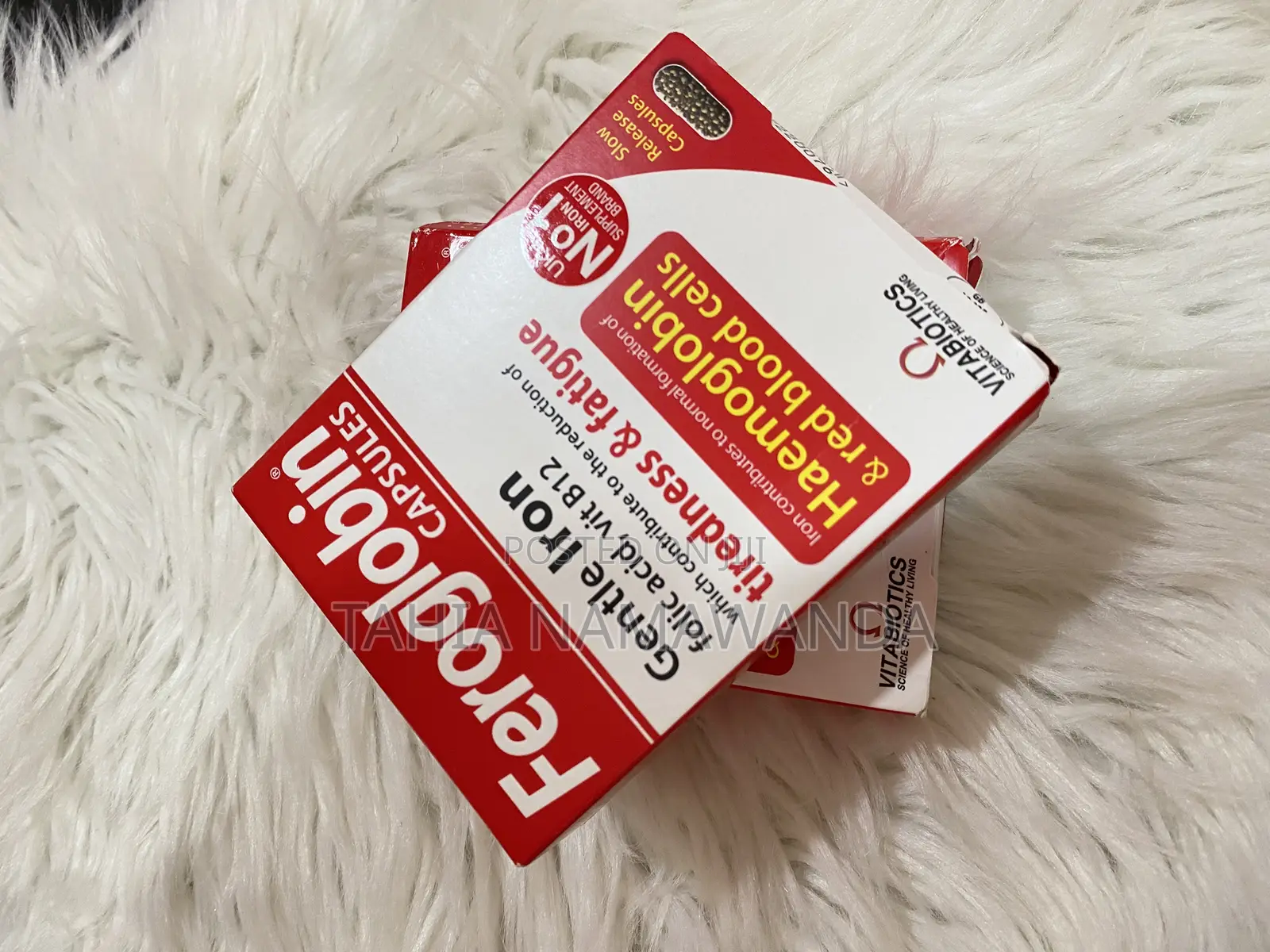Feroglobin Capsules Gentle Iron, Folic Acid and Bit B12