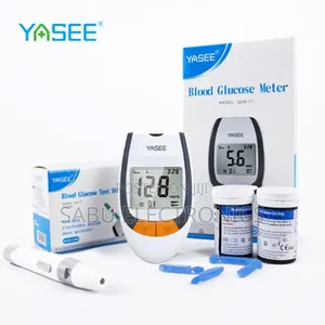 Portable Blood Glucose Meter Kit Diabetee Sugar Tester With 50 Strips