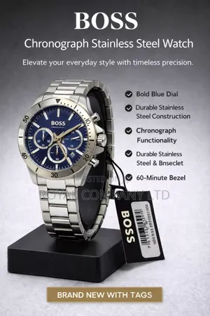 Boss Chronograph Stainless Steel Watch