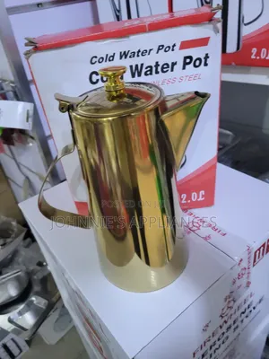 2l Gold Stainless Steel Cold or Hot Tea Pot