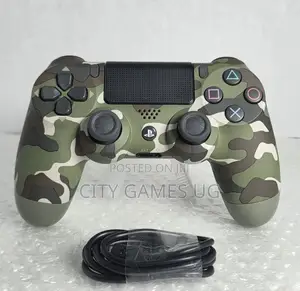 Sony Playstation 4 Ps4 Dualshock Controller Green Camouflage