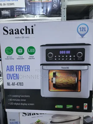 Saachi Nl-Af-4783 12l Air Fryer Oven With Led Display 11 Preset
