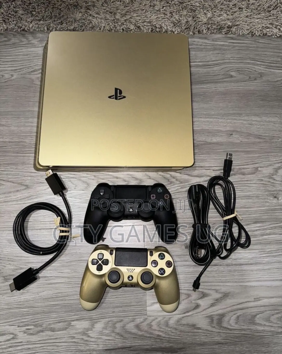 Sony Playstation 4 Ps4 Slim Gaming Console With (2) Controllers