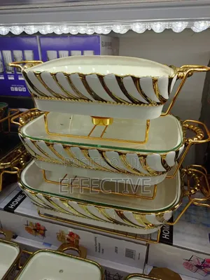 3-Piece Ceramic Serving Dish Set.