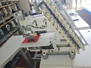 Elastic Industrial Sewing Machine 24 Threads