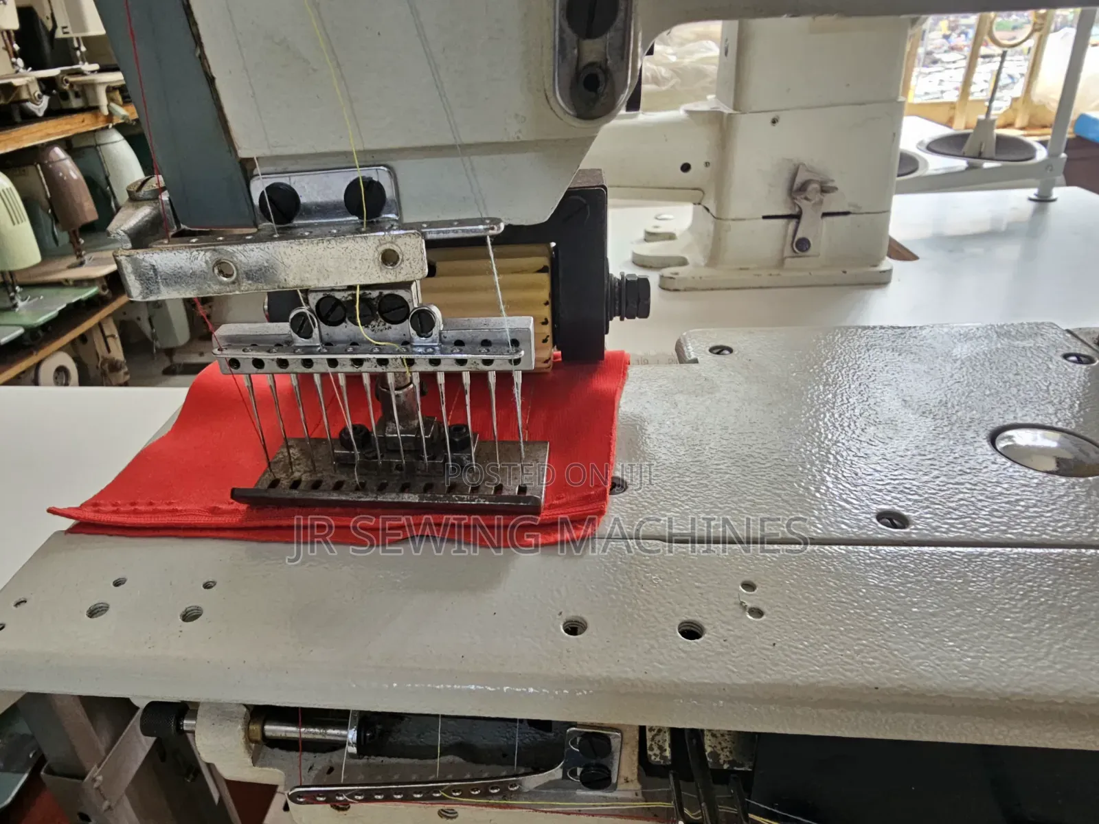 Elastic Industrial Sewing Machine 24 Threads