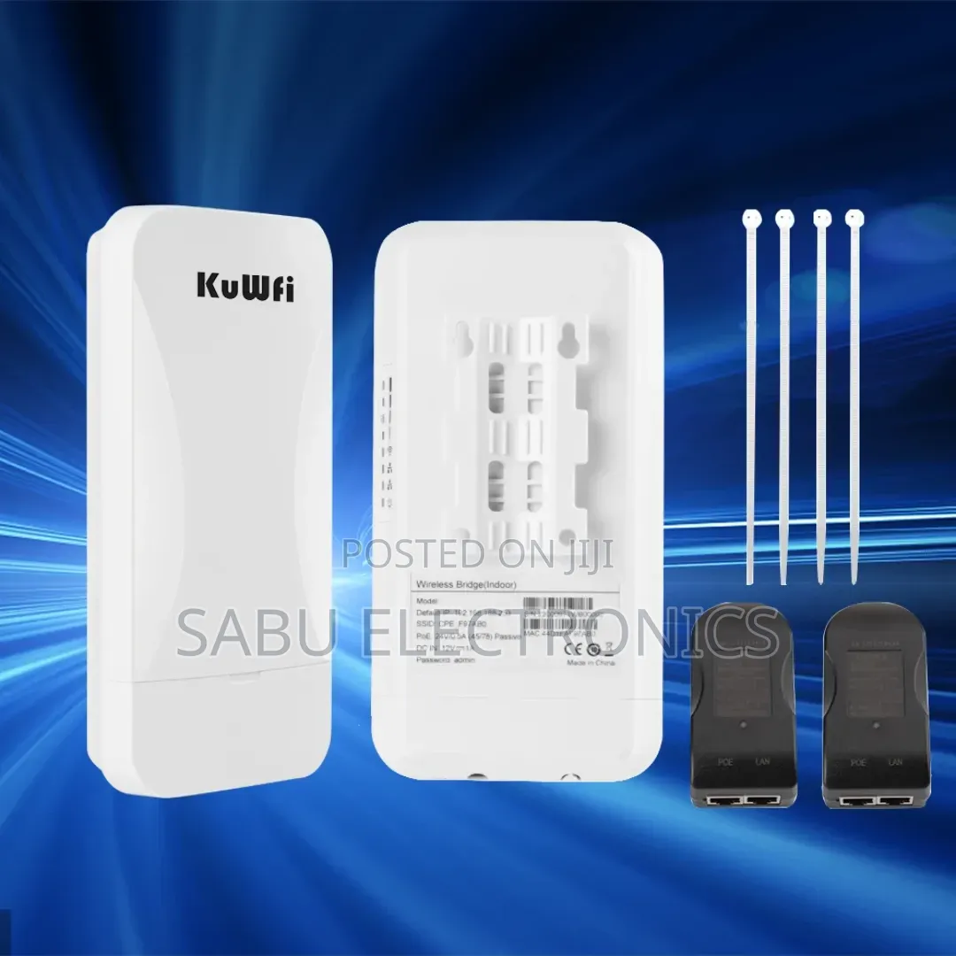 Kuwfi Wireless Budge 1–3km Point-to-Point Internet Extender Waterproof