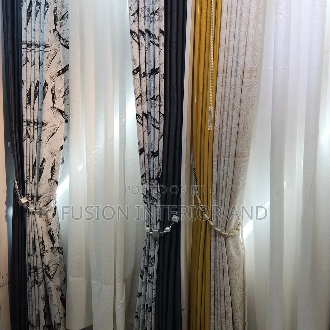Black Mix and Match Curtains
