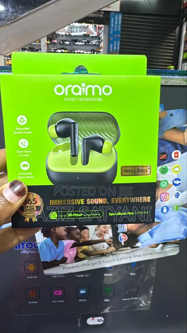 100% Original Oraimo Earbuds Space Neo Otw 323