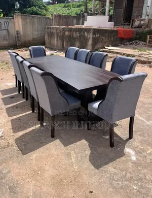12 Seater Dining Set Well Finished in Coffee Brown Color
