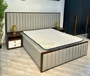 6 by 6 Bed at Discount / Wooden Bed Plus Bedsides