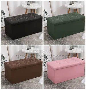 Brand New Leather Ottoman /Storage Box