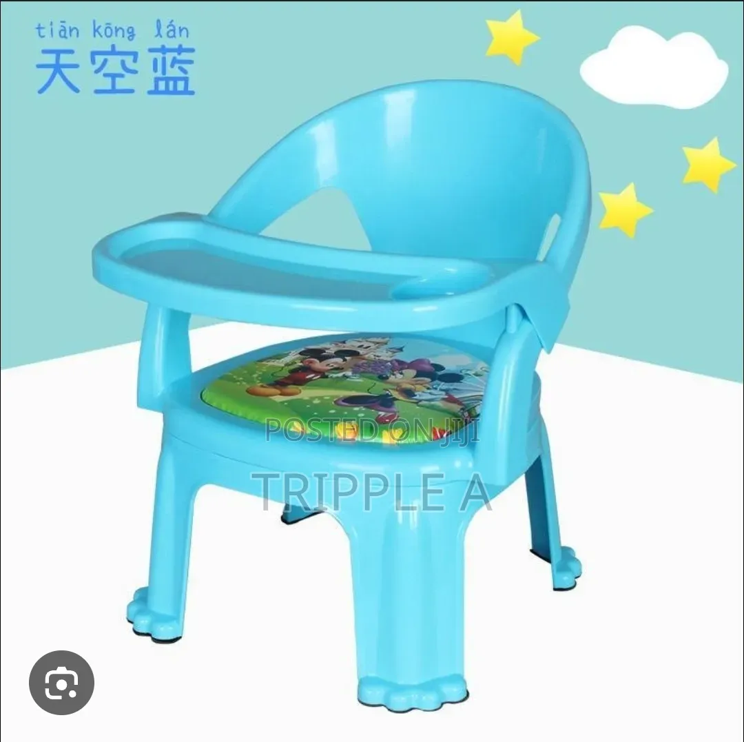 Children's Plastic Dinning Armchair Stool