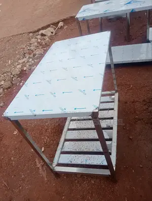 2_ Tray Stainless Working Table Double