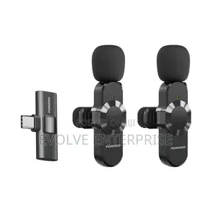 Porodo Audix Pro Lavalier Dual Microphone Type-C Lightning