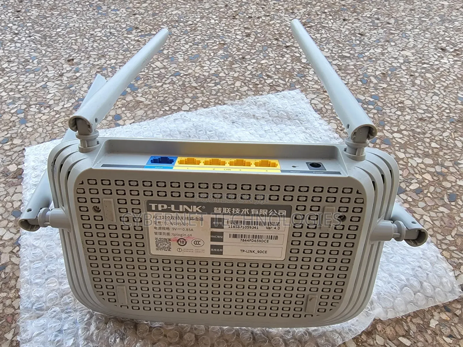 Tp-Link Tl-Wdr5620 Wireless Router 1200m