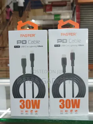 Faster Fc-08 Usb-C to Lightning Cable Designed for Fast Charging