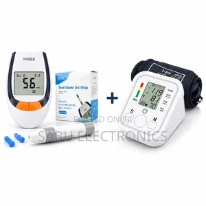 Pack Blood Pressure Monitor + Blood Glucose Meter Kit - Home Use