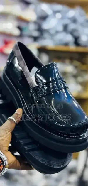 Shiny Big Sole Shoes.