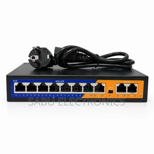 10-Port Poe Switch 8 Poe +2 Uplink Ports 120w CCTV Network Switch 