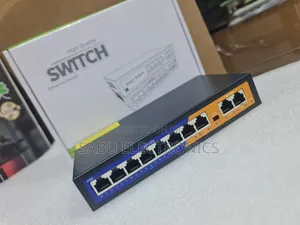 8 Port Poe Switch With 2 Uplink Ports – CCTV Network Use