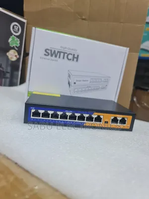 8 Port Poe Switch With 2 Uplink Ports – CCTV Network Use